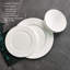 Service de table léger en porcelaine os 12 pièces, service pour 4 Haven