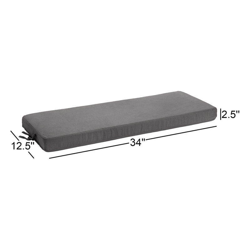 Outdoor 2.5 " Bench Seat Cushion