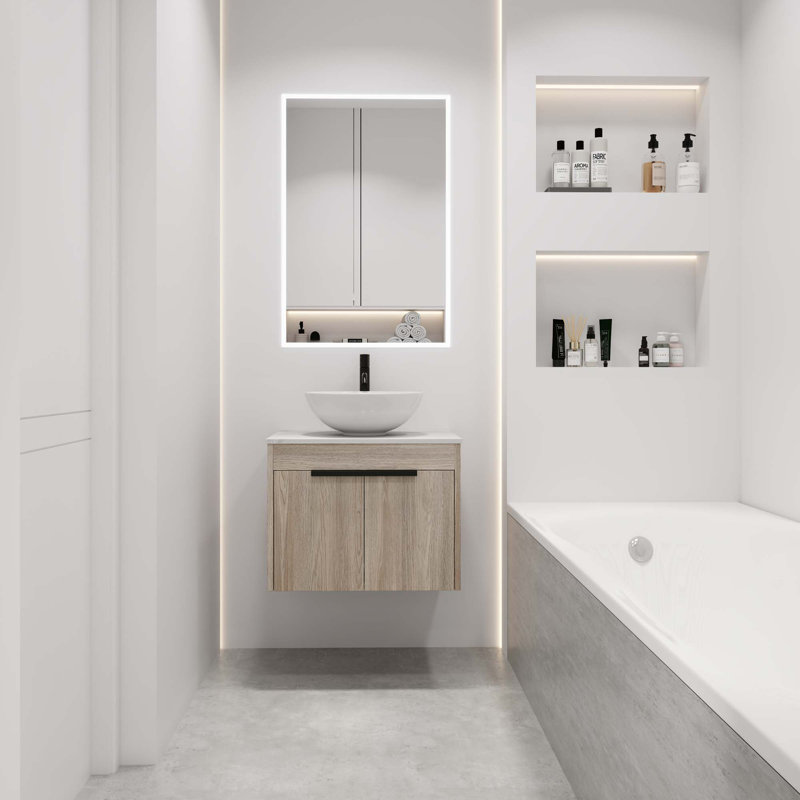 Wall Mounted Bathroom Vanity Set
