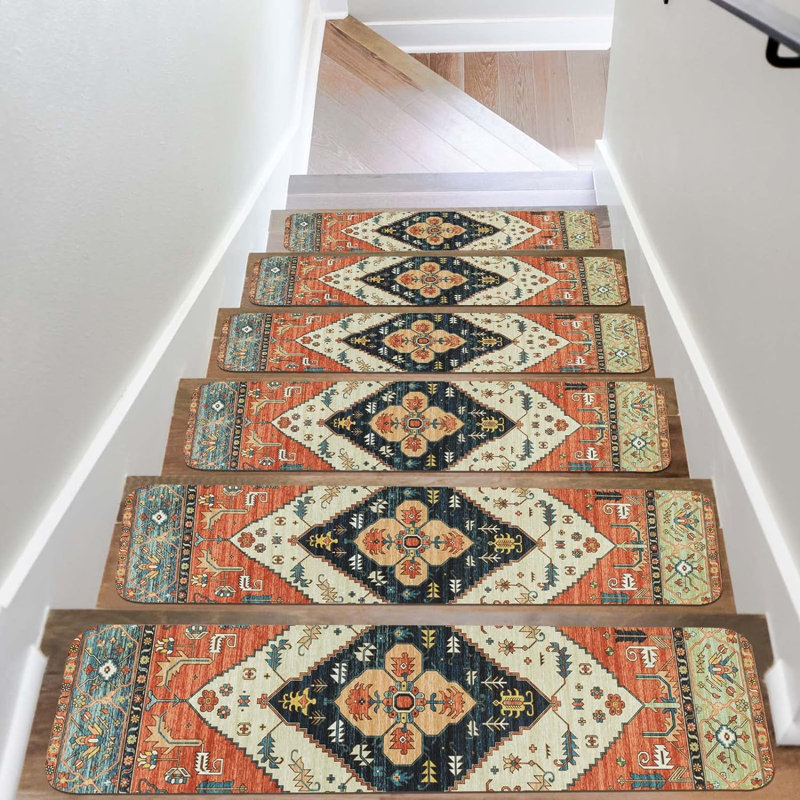 Tapis d'escalier antidérapant Alfrid, Oriental