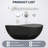 Marfa 63'' x 37'' Oval Wave Semi Transparent Resin Freestanding Soaking Bathtub-102880167