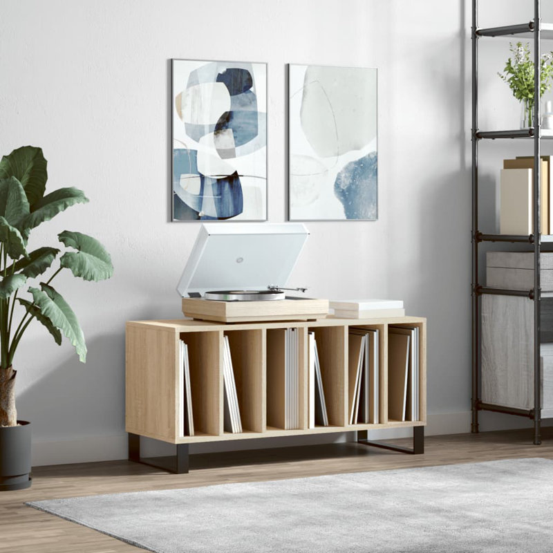 48cm H Media Cabinet, Sonoma Oak