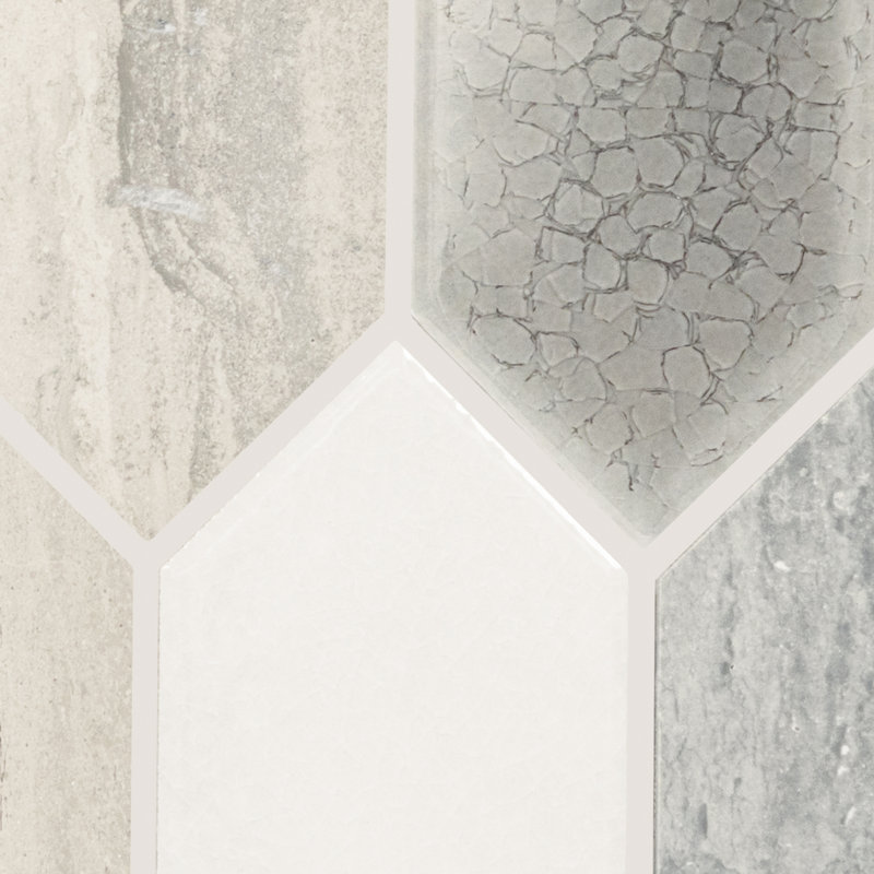 Daltile Fonte 2 x 6 Natural Stone Picket Mosaic (10 PC Per Carton) (8.02 SQFT Per Carton), Harbor