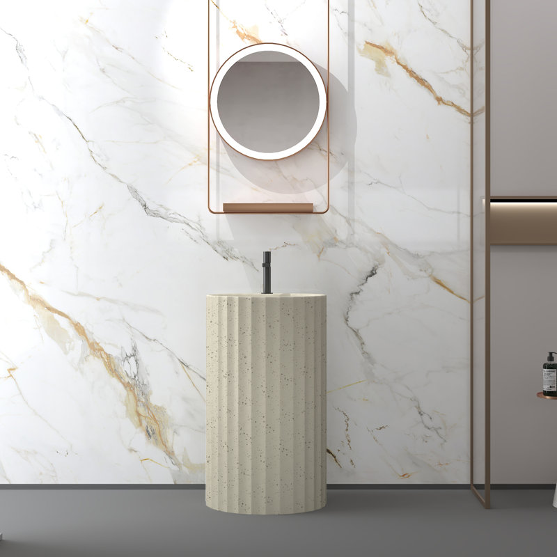 Lavabo de salle de bain sur pied Chloe