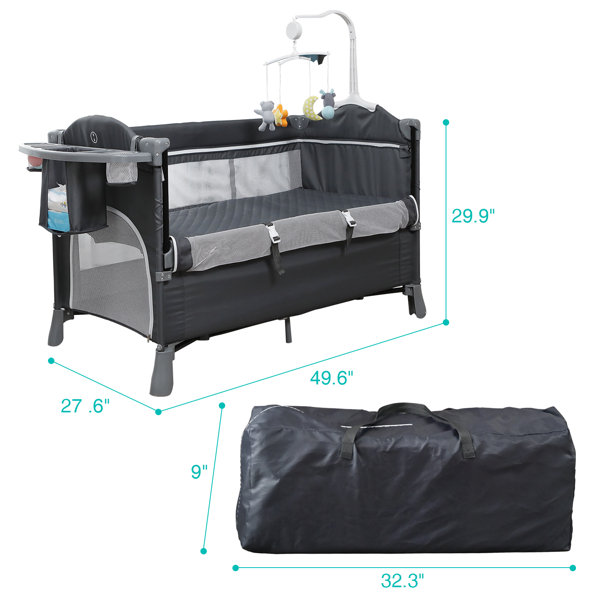 Baby Beside Sleeper Newborn Bassinet Multifunction Crib Portable Folding  Travel Baby Bed Free Shipping on 2023
