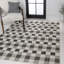 Tapis d'intérieur / extérieur noir / crème Dringham-715619840