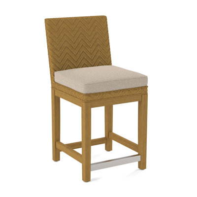 Tabouret de comptoir tissé
