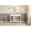 Meuble-lavabo 48 po en bois massif avec comptoir en pierre reconstituée, lavabo simple-106886516-106886515