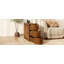 Table de bout avec station de charge, table d'appoint avec tiroirs, aucun assemblage requis