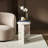 Emberly Transitional Marble Side Table