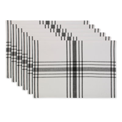 Celerie Cotton Plaid Rectangle Placemat