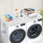 Washer Dryer Countertop, Laundry Wood Shelf Topper with Edge, 54" Width x 27" Depth