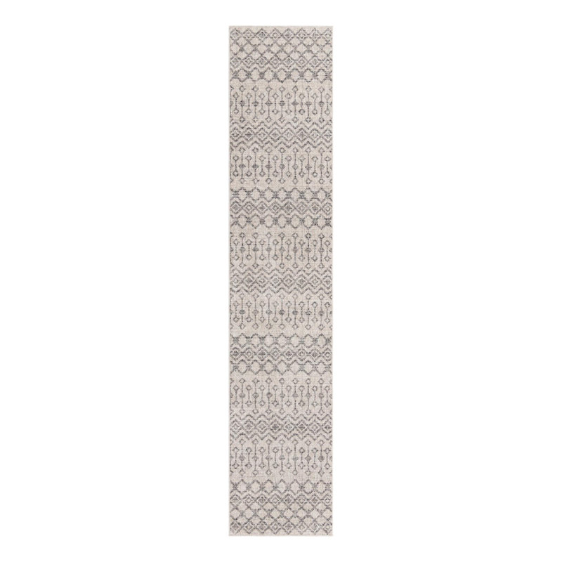 Barnkine Geometric Indoor Rug, Runner 2'7" x 12'
