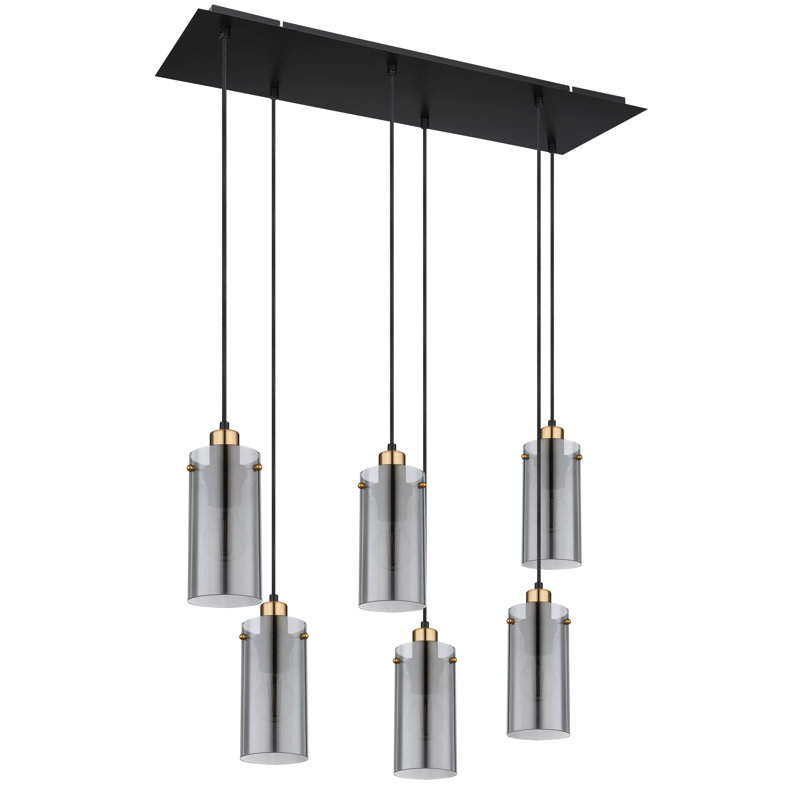 Westway 6 - Light Matte Black Pendant