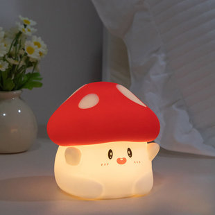 Cartoon Mashroom Pattern LED Night Light