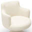  Chaise pivotante crème Performance Boucle-1873180063