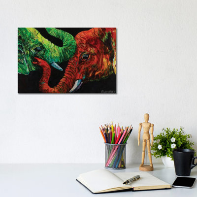 Lime and Sriracha 1 Piece Wrapped Canvas Painting