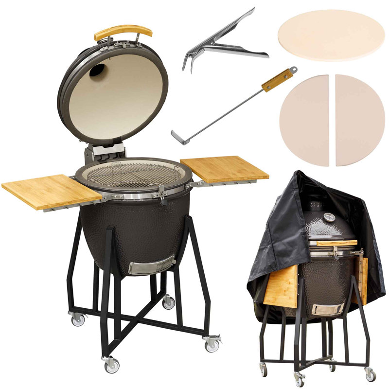 Dakota Fields Arend 82cm W Charcoal Grill