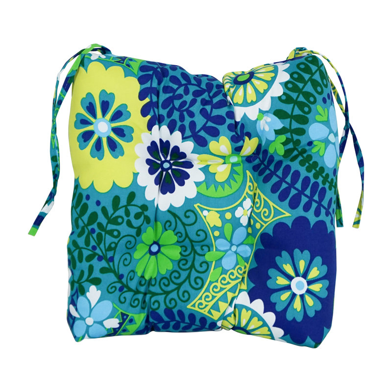 Outdoor 3.5'' Seat Cushion, Luxury Azure