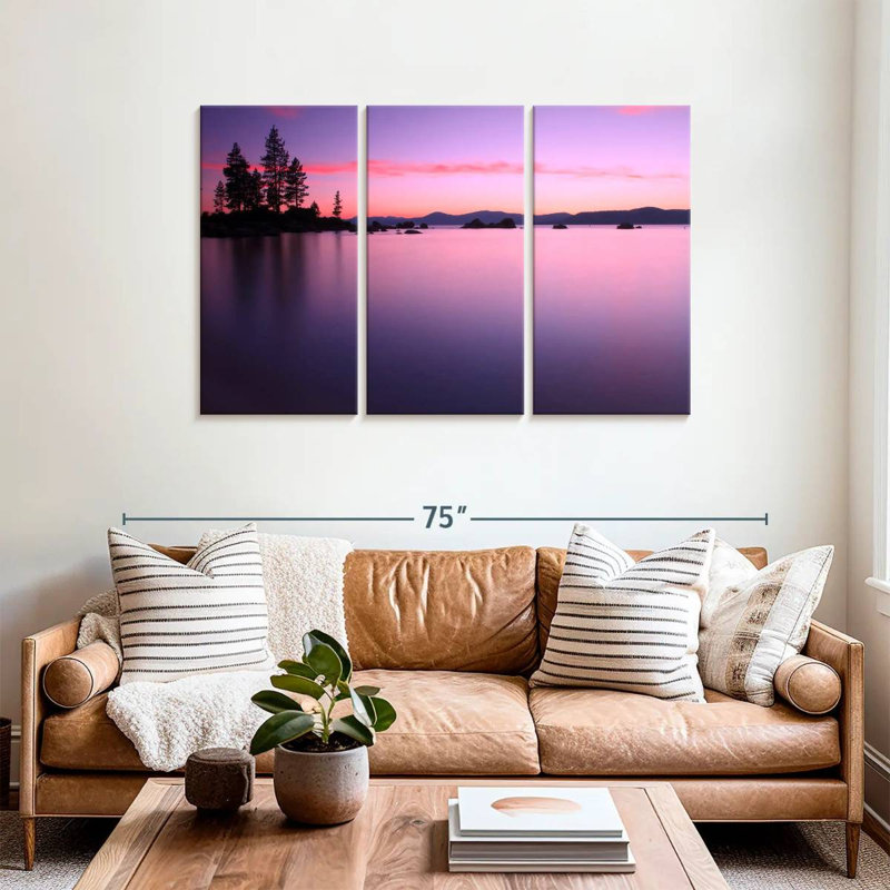 Alvord Dusky Lake Tahoe, H 36 po x l 57 po