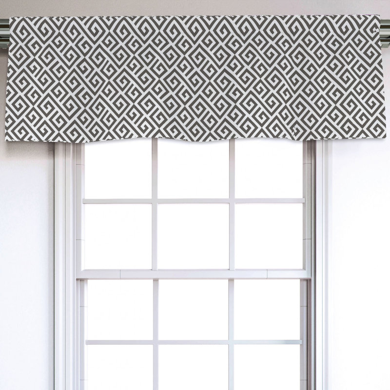 Sateen Ruffled Window Valance
