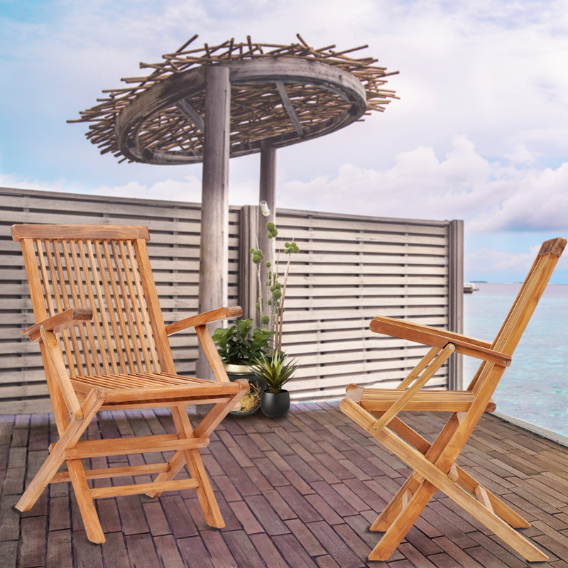 California Outdoor Teak Dining Armchair