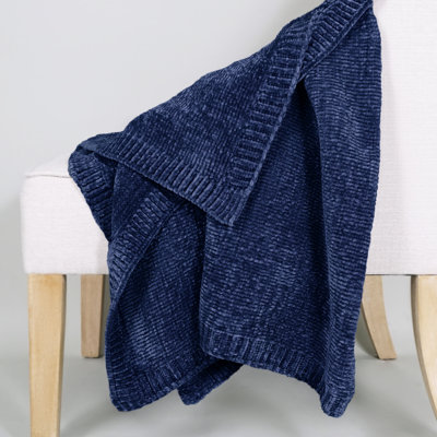 Woven Chenille Throw Blanket