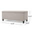 Polyethylene Plastic Storage Bench