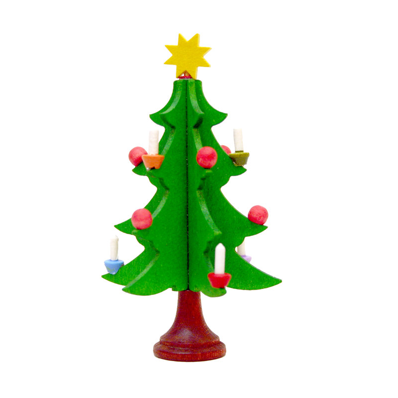 4'' Wood Holiday Shaped Ornament