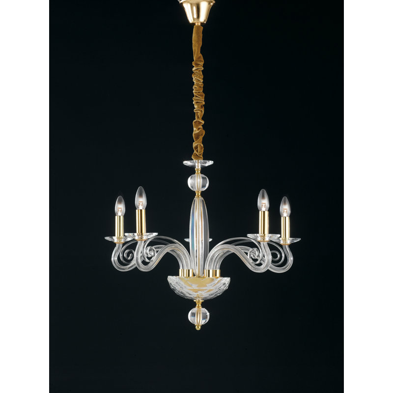 Ossafa 5 - Light Candle Style Chandelier