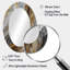 Or et gris effet marbre I - décor de miroir mural ovale doré-2125659936