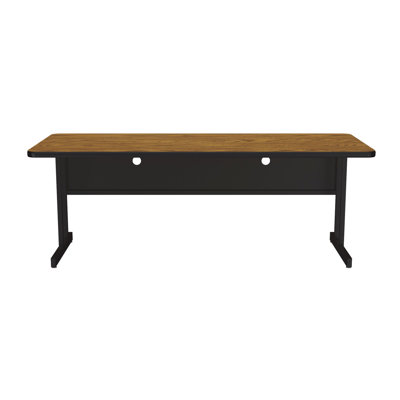 Trapezoid 6 Person 72'' L Computer Table with Modesty Panel