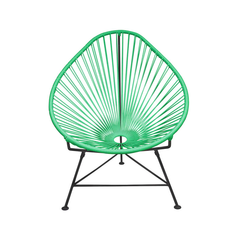 Chaise de jardin, Mousse de mer / noir
