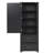 Freestanding Tall Bathroom Storage Unit In Black With Adjustable Shelf, Two Drawers, Water - Proof , And Toppling Feature Cabinet Easy To Clean-832932962