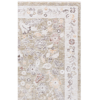Tapis d'intérieur floral Martha Stewart 110 Performance