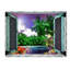 « tropical window to paradise i », reproduction d’impression sur toile tendue-31105757