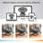 41.5" Ergonomic Wicker Chair With 360° Swivel, Thick Cushion, Iron Frame-2037064363