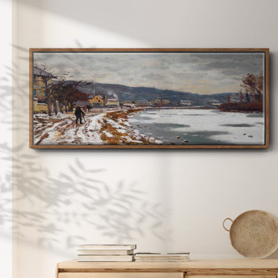 La seine à Bougival, 1869 - toile encadrée