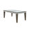 Oak Rectangular Solid Wood Top with Solid Wood Base Dining Table