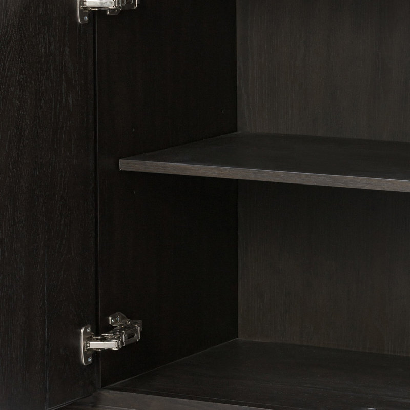 Leora Sideboard-Smoked Black