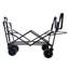 Chariot de jardin pliable robuste avec auvent 480Lbs avec auvent et roues bleues foncées 7 po-126257588-126257591