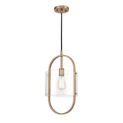 Luminaire suspendu unique à 1 lumière