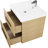 23.62'' Single Bathroom Vanity with Acrylic Top-68006826