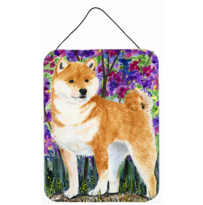 Shiba Inu Painting Print Plaque