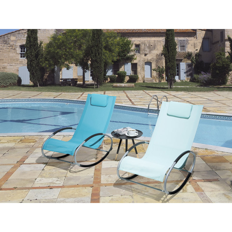 Catumba 107cm Long Single Chaise, Blue