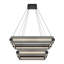 Lustre néon, 8 lumières, 34 po, noir mat, verre fumé Neoness-676009158