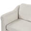 Canapé modulaire Canapé modulaire rembourré en chenille de 111,8 po avec repose-pieds de rangement mobile pour le salon, blanc-1448080224