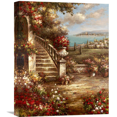 " Flowers At The Stairs " by Horwich
