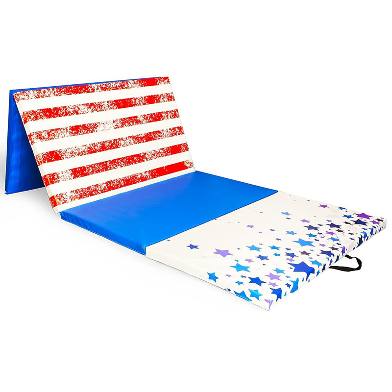 Tapis d'exercice portable haute densité 10 pi x 4 pi x 3 po