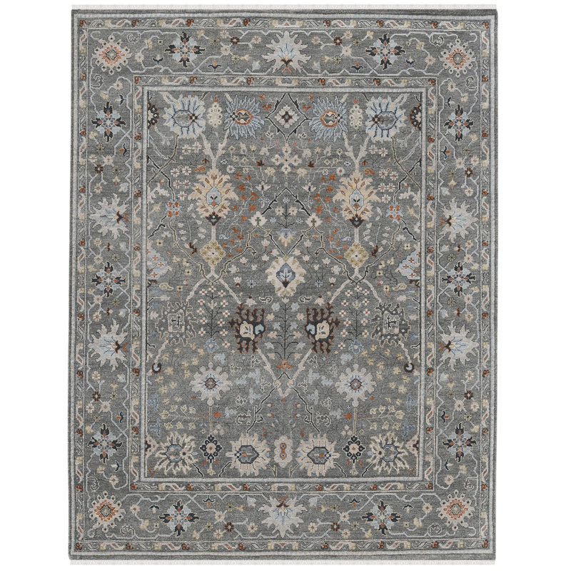 Bristol Wool Geometric Area Rug, Rectangle 9' x 12'